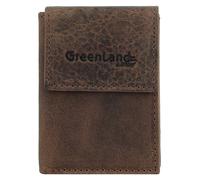 Greenland Nature Montenegro Cartera Bloqueo RFID Piel natural 9 cm marrón