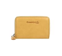 Greenland Nature Tarjetero Bloqueo RFID Piel natural 10.5 cm amarillo