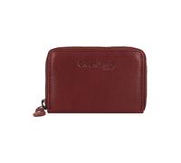 Greenland Nature Estuche para tarjetas de crédito de cuero RFID 10,5 cm rojo