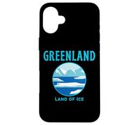 Greenland Travel Iceberg & Glacier: Camisetas, Camisetas y Equipo de Nuuk Carcasa para iPhone 16 Plus