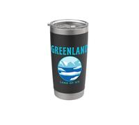 Greenland Travel Iceberg & Glacier: camisetas, camisetas y equipo de Nuuk Vaso térmico de acero inoxidable de doble pared