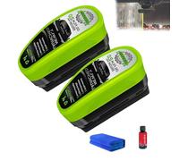 Greenliam Windshield Cleaner, Automotive Oil Film Cleaning Brush, Car Window Oil Film - Prevents Foggy Mirrors, Hydrophobic Glass Coating for Windshield (2PCS)