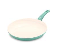 GreenLife Soft Grip Sartén de cerámica antiadherente de 30 cm, sin PFAS, apta para lavavajillas, apta para horno, turquesa
