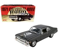 Greenlight 1/18 GMP-18925 1971 Chevrolet Nova Death Proof Negro Mate NEW