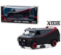 Greenlight GMC A-Team Van 1983 Minivan Gris Negro 1:24 Die-Cast