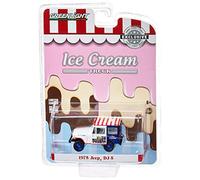 Greenlight 1975 Jeep DJ-5 Ice Cream Truck Hobby Exclusive 1/64 Diecast Model Car by