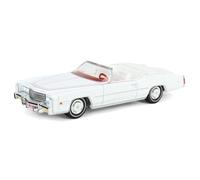 Greenlight 30473 Eldorado Convertible White with Red and Blue Stripes The End of an Era 4,866.6-5,019.0 cm "Hobby Exclusive Series 1/64 Diecast Model Car by Greenlight 30473