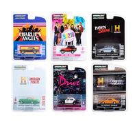 Greenlight Chevrolet Camaro RS 1967 naranja con rayas negras que cuentan coches (2012-actual) Serie de televisión Hollywood Series Release 37 1/64 Diecast Model Car