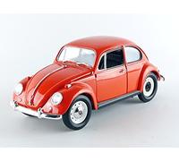 Greenlight Collectibles 12985 Volkswagen Beetle - Película Gremlins 1967 con Figura Gizmo (Escala 1/18), Color Rojo