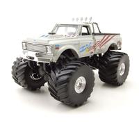 Greenlight Collectibles Chevrolet K-10 USA-1 Monster Truck 1970 Blanco 1:43