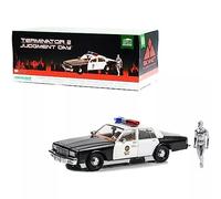 Greenlight- Terminator T-1000 Coches en Miniatura de colección, Color Negro/Blanco (19105)