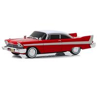 Greenlight Compatible con Plymouth Fury Christine Evil versión 1958 rojo blanco con discos negros modelo 1:43 Collectibles