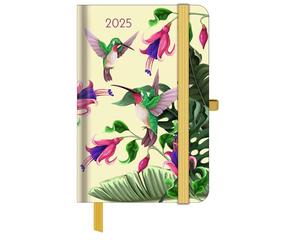 GreenLine - Agenda de bolsillo Diary Jungle 2025, 10 x 15 cm, calendario en diseño elegante, práctica organización diaria para gestión personal y profesional del tiempo