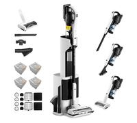 Greenote GSC70 Aspiradora Inalámbrica, 23 kPa, Aspiradoras de Barra con Sistema de Auto-Vaciado, Aspirador para Mascotas, Bolsa de 2,5L, Ligera, para Alfombras y Suelos Duros