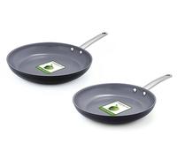 GreenPan Bonn cc000089 - 001 Set de 2 sartenes Aluminio Negro 20 cm/28 cm
