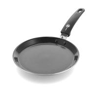 GreenPan Crepera Antiadherente de Aluminio Forjado con Revestimiento de Cerámica, Apta para Todo Tipo de Cocinas, Inducción, Horno y Lavavajillas, 24 cm, Negra