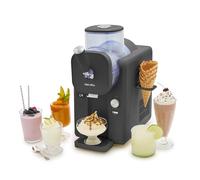 GreenPan Frost máquina para helados y granizados, helado suave, sorbete, margaritas, batidos y yogur helado, sin precongelar, lista en 15 min, 6 modos, 7 texturas, autolimpieza, gris