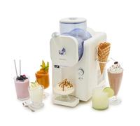 GreenPan Frost máquina para helados y granizados, helado suave, sorbete, margaritas, batidos y yogur helado, sin precongelar, lista en 15 min, 6 modos, 7 texturas, autolimpieza, blanco