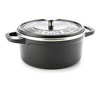 GreenPan Olla Antiadherente de Aluminio Fundido con Revestimiento de Cerámica, Apta para Todo Tipo de Cocinas, Inducción, Horno y Lavavajillas, 22 cm/ 3.3 L, Gris