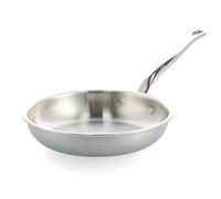 GreenPan Premier 5PLY Sartén de Acero Inoxidable 18/10 20 cm, Multiplica, Acero Pulido, Inducción, Lavavajillas, Apta para Horno, Plata