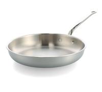 GreenPan Premier 5PLY Sartén de Acero Inoxidable 18/10 30 cm, Multiplica, Acero Pulido, Inducción, Lavavajillas, Apta para Horno, Plata