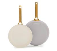 GreenPan Reserve Pro - Juego de sartenes antiadherentes de 10 y 12 pulgadas, cerámica certificada por NSF, sartenes anodizadas duras sin PFAS, asas de acero inoxidable, aptas para horno y lavavajillas