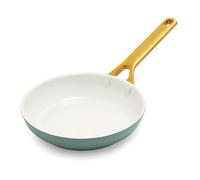GreenPan Reserve Pro - Sartén antiadherente de 8 pulgadas, cerámica certificada NSF, sartén anodizada dura sin PFAS, asas de acero inoxidable, apta para horno y lavavajillas, verde musgo