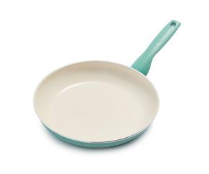 GreenPan Rio (26 cm) con revestimiento antiadherente de cerámica saludable, sin PFAS, apto para lavavajillas, turquesa