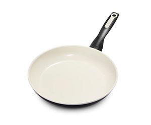 GreenPan, Rio sartén de cerámica antiadherente, 26 cm, Negro y Crema