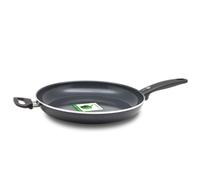GreenPan Sartén Antiadherente de Aluminio con Revestimiento de Cerámica, Apta para Todo Tipo de Cocinas, Inducción, Horno y Lavavajillas, 32 cm, Negra