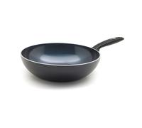 GreenPan Torino Wok de Cerámica Antiadherente Saludable de 28cm/3.6 Litros, Sin PFAS, Apto para Inducción, Apto para Horno hasta 160°C, Apto para Lavavajillas, Negro