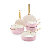 GreenPan Set de cacerola y sartén Padova 10 piezas Blush pink