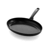 GreenPan Torino Sartén para Pescado de Cerámica Antiadherente Saludable de 32 cm, Sin PFAS, Apta para Inducción, Apta para Horno hasta 160°C, Apta para Lavavajillas, Negra