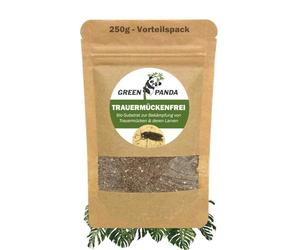 GreenPanda Remedio contra mosquitos llorones - Sustrato de 250 g para luchar contra larvas y mosquitos de luto - lucha contra las moscas llorones - Paquete ahorro para 13 macetas de 20 l