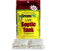 GreenPig Solutions Tratamiento de tanque séptico vivo fórmula concentrada 52, suministro de 1 año