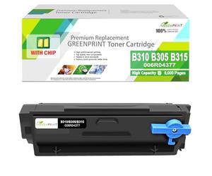 GREENPRINT 006R04377 Cartucho de Tóner Remanufacturado B305 B310 B315 con Chip de Alta Capacidad 8000 Páginas para Impresoras Xerox B305 B310 B315 B305dni B310dni B315dni (1 Negro)