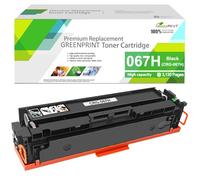GREENPRINT 067H CRG-067H CRG067H Cartucho de Tóner Compatible Negro para Canon i-SENSYS Serie LBP630C LBP631Cw LBP633Cdw Serie MF650C MF651Cw MF654Cdw MF655Cdw MF655Cw MF656Cdw MF657Cdw MF657Cw