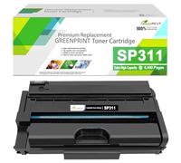 GREENPRINT Cartucho de Tóner Compatible 407246 Capacidad Extra Alta 6400 páginas Negro para Impresoras Ricoh Aficio SP310 SP311 SP312 SP320 SP325