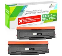 GREENPRINT Cartucho de tóner Compatible PA-210 PA210 PA 210 1600 Páginas 2 Negras para P2500W P2502W P2508W M6500NW M6500N M6500W M6550NW M6552NW M6558NW M66600N M6600NW M6602NW