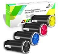 GREENPRINT Cartucho de Tóner Compatible para Xerox C600 C605 Capacidad Estándar de 4 Colores 6000 Páginas para BK C M Y para Impresoras Láser Xerox VersaLink C600 C605.