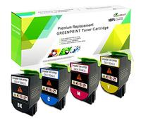 GREENPRINT Cartuchos de Tóner Compatibles 4 Colores CS310 CS410 CS510 Alta Capacidad 4000 Páginas BK, 3000 Páginas CMY para Lexmark CS310dn CS310n CS310dn CS410n CS410dn CS410dtn CS510de CS510dte