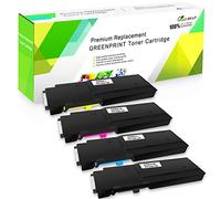GREENPRINT Cartuchos de Tóner Compatibles 6600 6605 (Negro Cian Magenta Amarillo) 4 Colores para Xerox Phaser 6600 6600n 6600dn WorkCentre 6605 6605n 6605dn