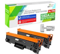 GREENPRINT [sin Chip con Herramientas especiale] Cartuchos tóner compatibles 142A W1420A 2 Negros 1000 páginas para H P M139 M140 M140W M110 M110W Impresora