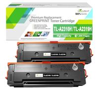 GREENPRINT TL-A2310H TLA2310H TL-A2319H TLA2319H Cartucho de tóner Compatible Alta Capacidad 2 Negro 1600 páginas para BP2309W BM2309W BM2309AW BP2300W BM2300W BM2300AW Impresora