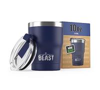 Greens Steel BEAST Termo Café para Llevar - 300ml I Azul Rey I Taza Térmica de Acero Inoxidable Reusable I Taza Viajera de Doble Pared al Vacío