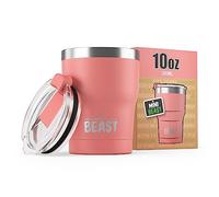 Greens Steel BEAST Termo Café para Llevar - 300ml I Flor I Taza Térmica de Acero Inoxidable Reusable I Taza Viajera de Doble Pared al Vacío
