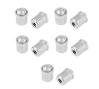 Greensen 10 Piezas de émbolo de Bola de Acero Inoxidable, Accesorios de émbolo de Resorte de Ajuste por Presión de Acero Inoxidable 304 con Instalación Fácil de Ajuste por Presión para