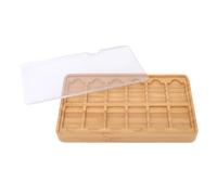Greensen 12 Slots Game Card Box, Wooden Game Card Holder for 2 OLED Lite with Acrylic Protection and Modern Design Compact Portable Storage Box