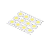 Greensen 15-17V 5W Componente de Chip LED LED con una Fuente de Luz de COB de 12 Piezas, Ideal para Iluminación Nocturna, Focos de Bricolaje y Lámparas de Mesa, Descomposición de Baja Luz, Vida útil