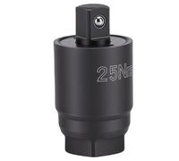 Greensen Adaptador de par de Torsión de 3/8 Pulgadas, Convertidor de Llave de Torsión con Resorte y Bola de Bloqueo en Acero Recubierto Negro para Llave de Trinquete con Enchufe de 3/8 (Supongo)